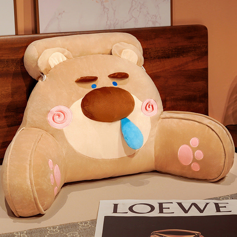 Large Backrest Cushion for Reading on Sofa