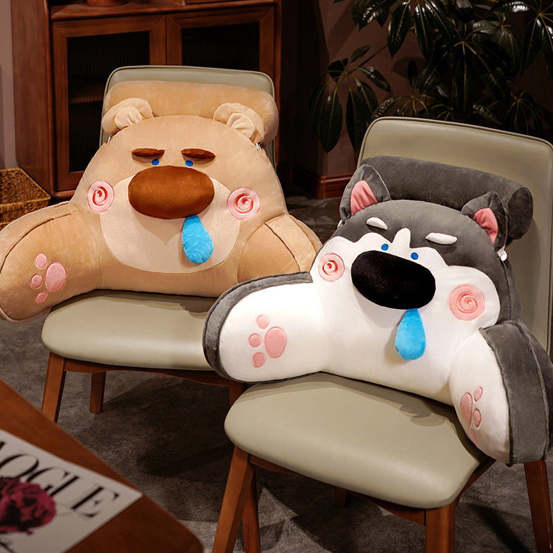 Large Backrest Cushion for Reading on Sofa